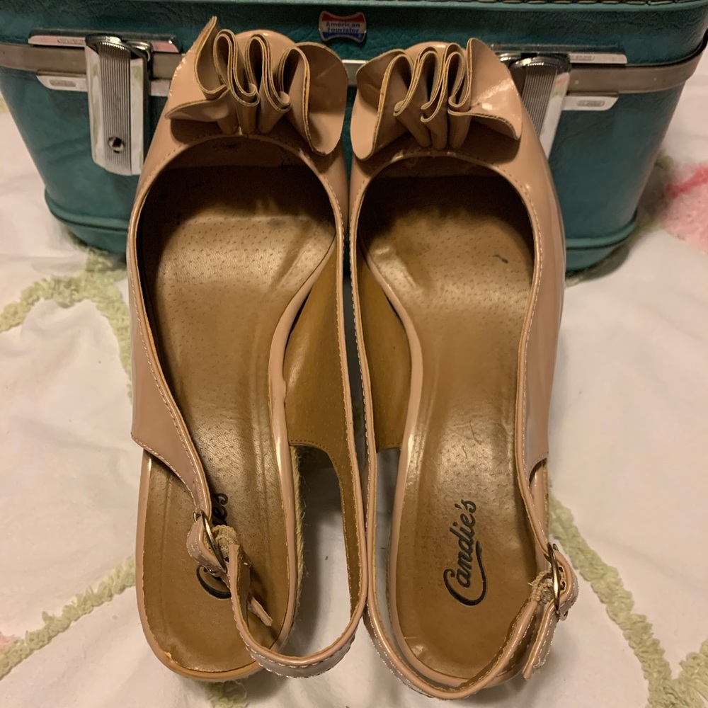 Candie’s Peeptoe Wedges - Picture 7 of 13